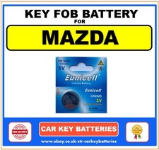 Key Fob Battery Mazda CX-3 2014-2019 DK Model Eunicell CR2025