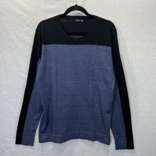 Vince Sweater Men  s L Blue Lightweight Classic Casual