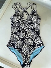 Fat face Swim Hope Mono Shell US 4 One Piece NWT