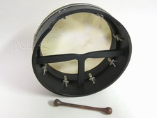 ROOSEBECK TUNABLE WOOD BODHRAN DRUM T-BAR 14 X 5" - BLACK