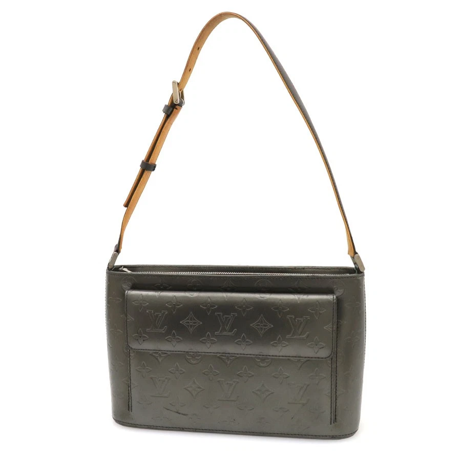 Vuitton — Louis Vuitton Alston M55122M55122 Coated Canvas Gray Shoulder Bag #SAB16159