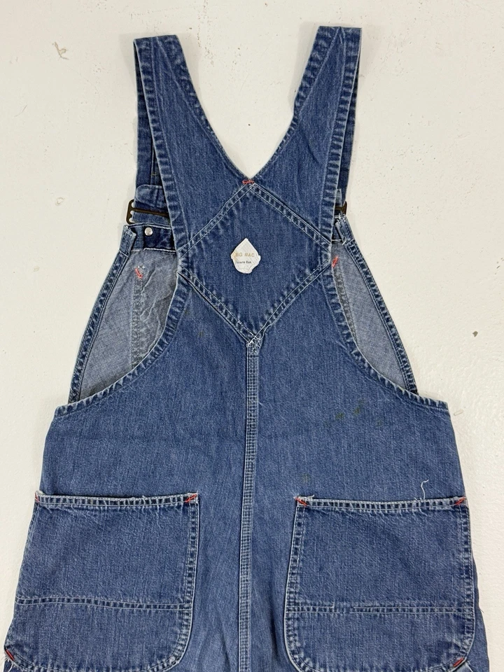 Mono Big Mac Square Bak JCPenney Babero Carpintero Lazo De Colección 34x28 Hecho en Unión Foto 4 de 4