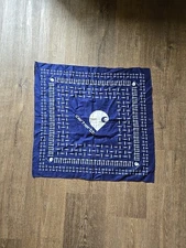 Carhartt Navy Blue White Diamond & Hammer Wrench Tools Bandana Handkerchief 