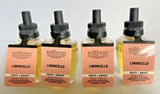 4 X BATH AND BODY WORKS  LIMONCELLO WALLFLOWERS HOME FRAGRANCE REFILL NEW