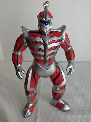 Lord Zedd Power Rangers Figure Mighty Morphin Action Toy Red & Silver 1990s