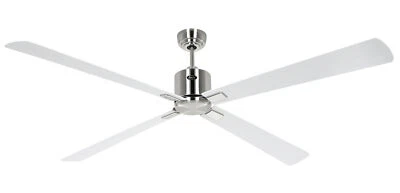 Smart Deckenventilator Fernbedienung DC Lüfter NEO 180cm Matt Chrom Weiss Grau - Bild 1 von 4