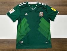 Maglia calcio Adidas taglia 28 verde Chicharito 14 Mexico Futbol