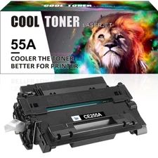 1 PK 55A CE255A Toner Cartridge Compatible For HP LaserJet P3015d 3015n 3016