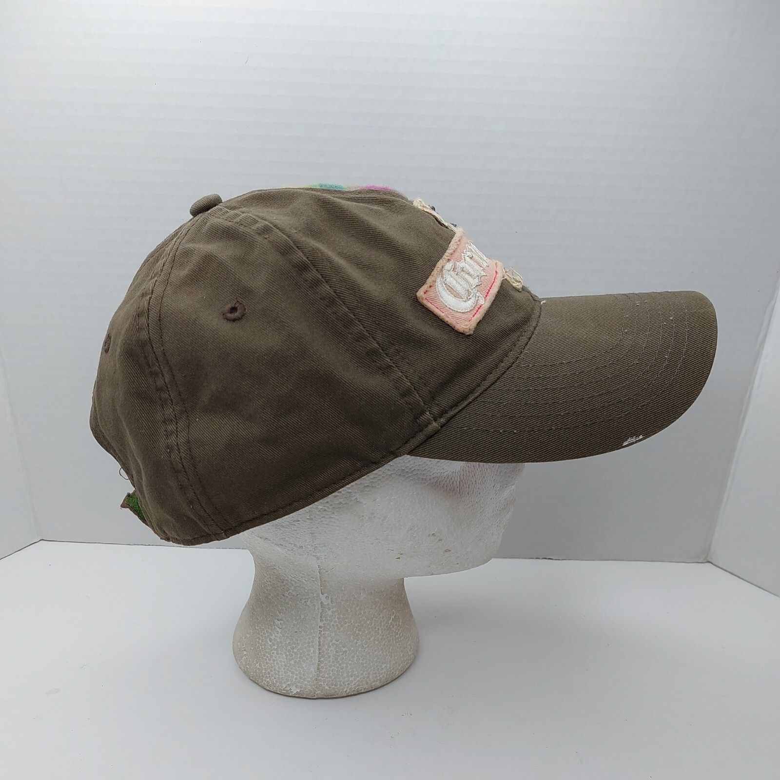 Corona Plaid Patchwork Strap back Hat Cap Mas Fina - image 6