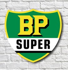 BP SUPER GARAGE WANDSCHILD PLAKETTE OLDTIMER AUTOMOBILIA BENZIN GAS &Ouml;L PETROLIUM