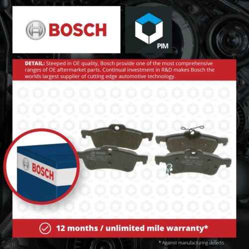 Brake Pads Set fits DAIHATSU CHARADE Mk8 1.33 Rear 11 to 13 1NR-FE Genuine Bosch - Foto 1 di 6