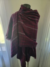 Large Shawl Thick Winter Theme Scarf Christmas