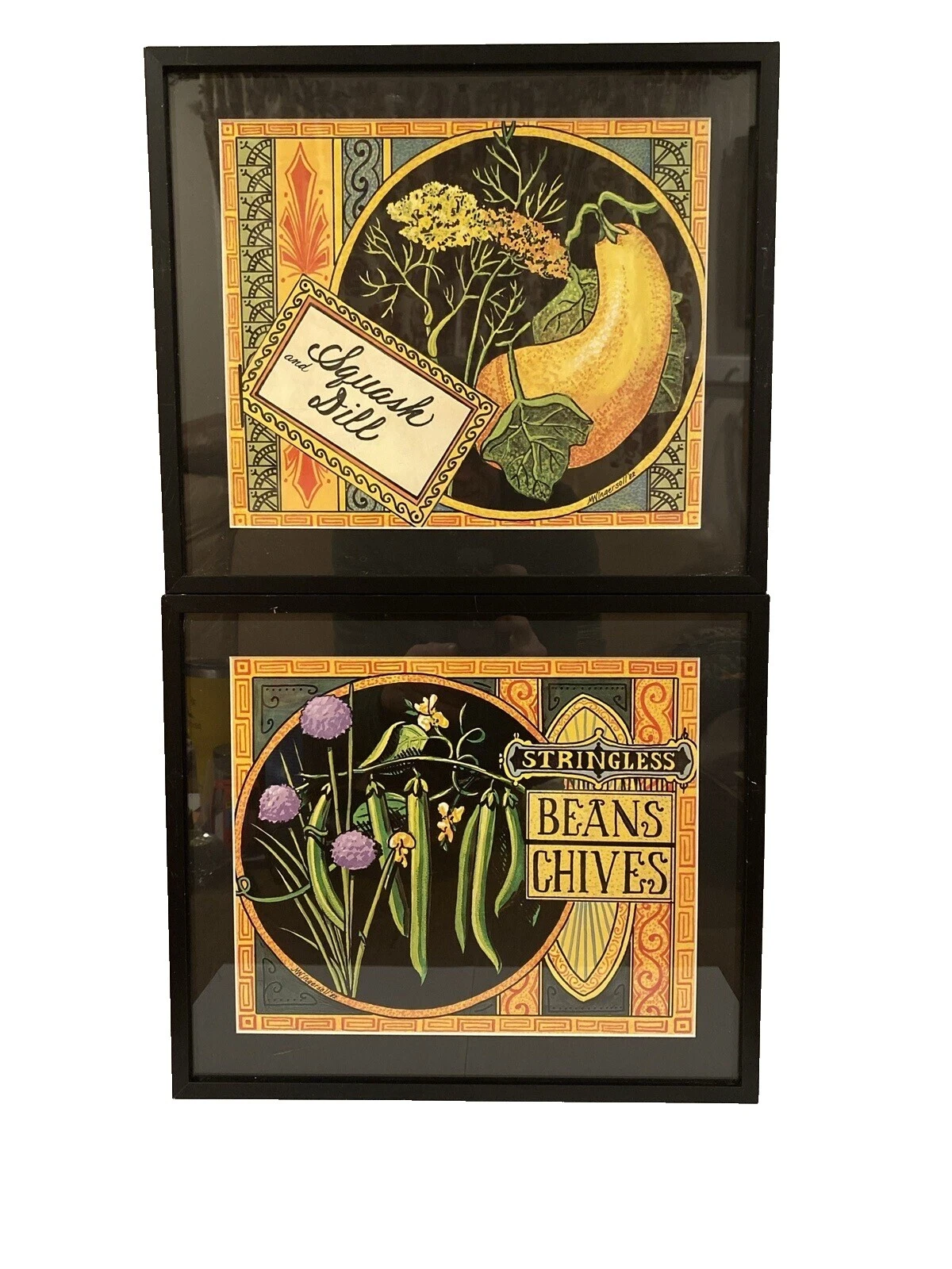 Vegetables Country Metal Home Décor Plaques & Signs
