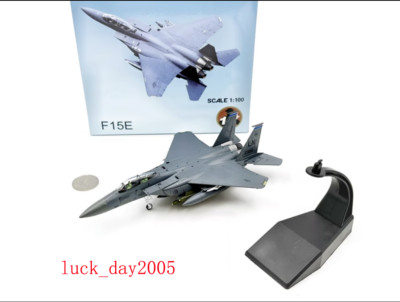 AMER USAF F-15E Strike Eagle Fighter 492nd FS, 48th FS LN 1/100 Diecast Model