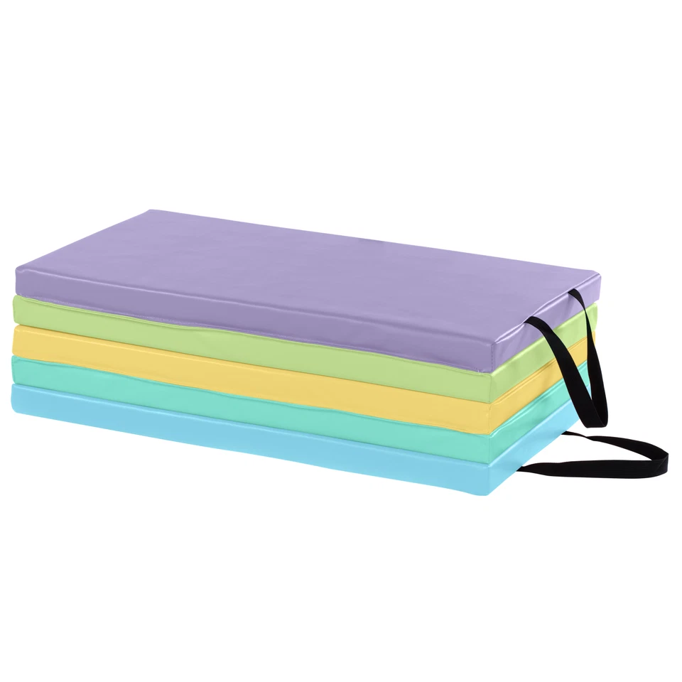 New-Bounce Tumbling Mat for Kids - Pastel Gymnastics Mat - Folding Exercise Mat - Image 3 of 3