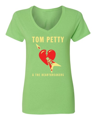 Tom Petty & The Heartbreakers Shirt Womens V-Neck T-Shirt - Picture 22 of 23