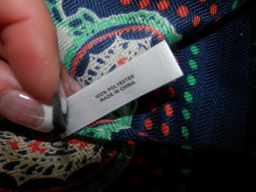 Talbots Bufanda Verde Claro/Azul Diseño Artístico Hermoso Diseño Máscara-Cubrimiento - Imagen 5 de 5