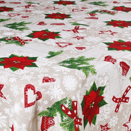 Tela Algodón A Fantasia Navidad Corte 280x280 CM Metro Rojo Natale - Imagen 24 de 27