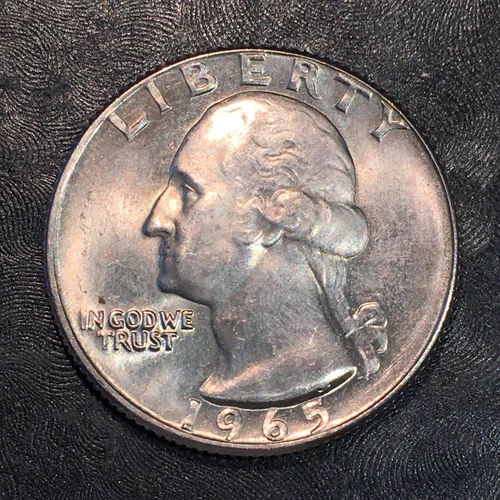 1965 Washington Silver Quarter - Superb Uncirculated - High Quality Scans #Q263