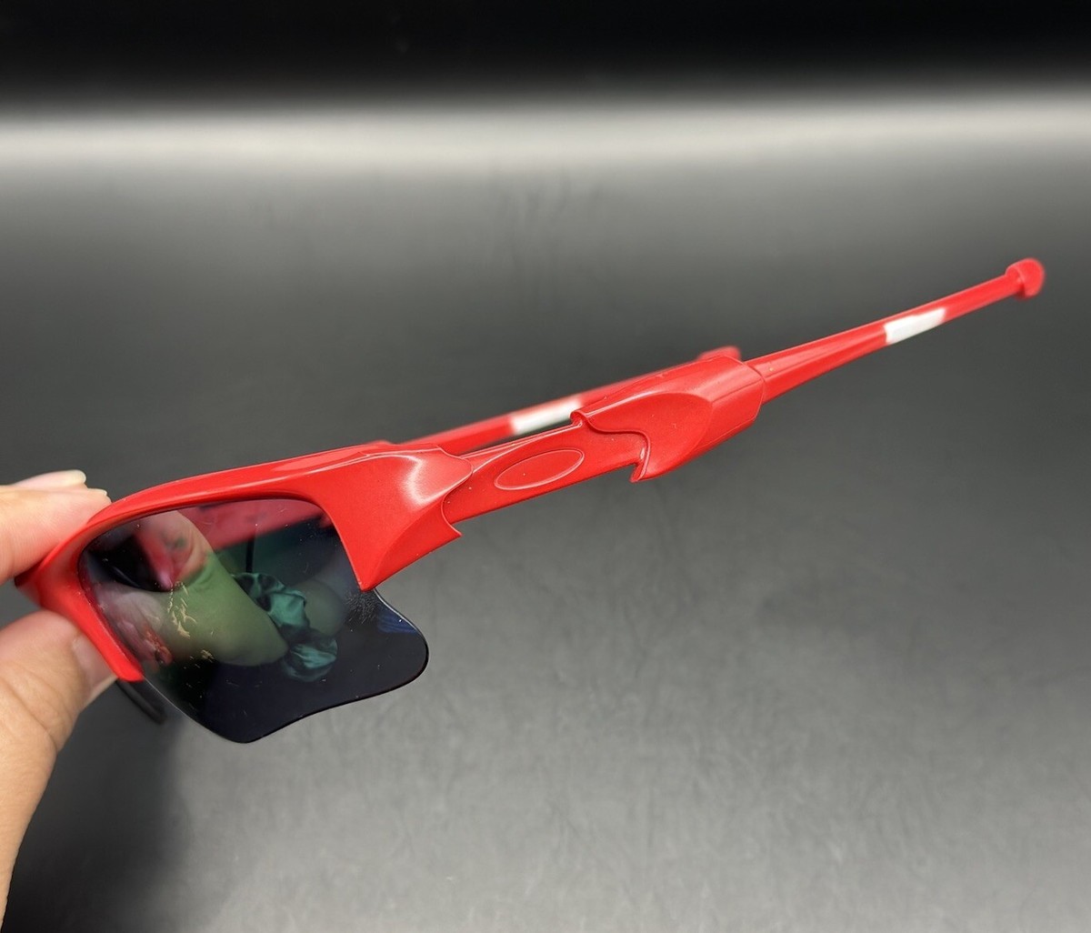 Oakley Flak Jacket Polished Red Frame(See Description) | eBay