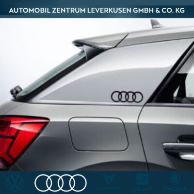 Original Audi Schlüsselblende Carbon Audi Ringe Logo Schlüsselcover