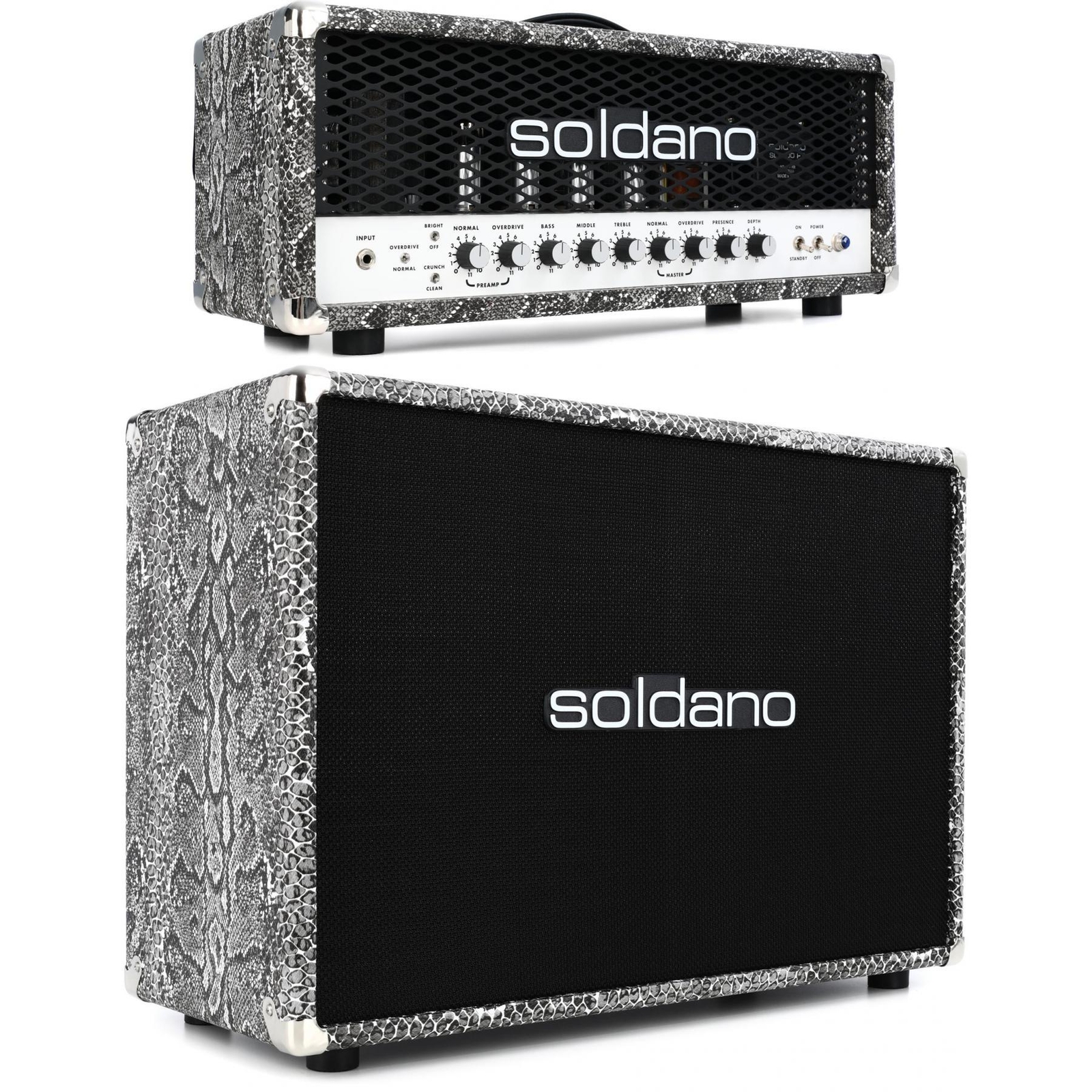 Soldano SLO-100 Super Lead Overdrive со 100-ваттной ламповой головкой мощностью 120 Вт 2x12 803590₽