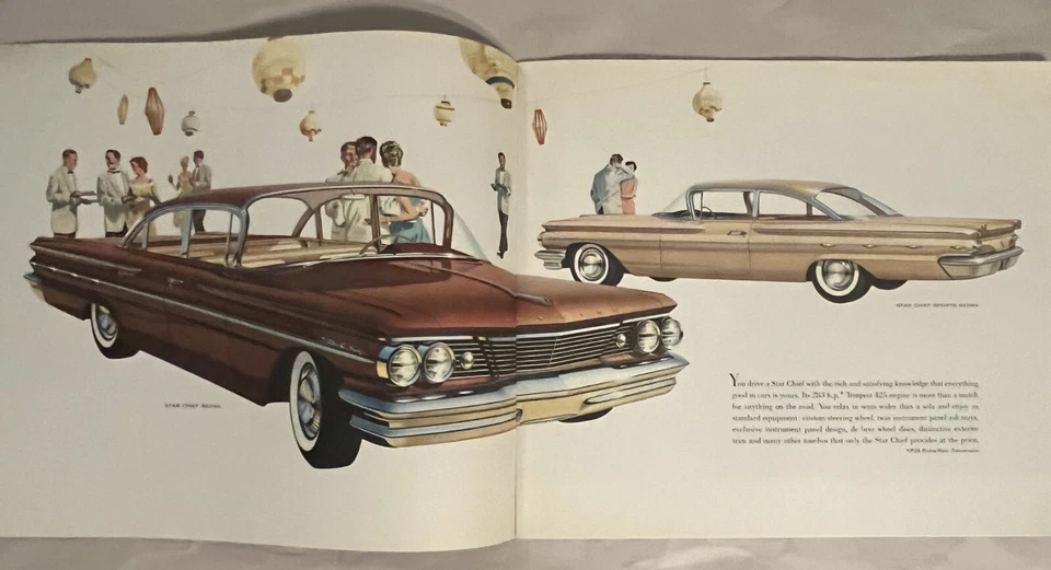 1960 Pontiac Sales Brochure. 24p. Bonneville, Ventura, Star Chief, Catalina - Image 2 of 3