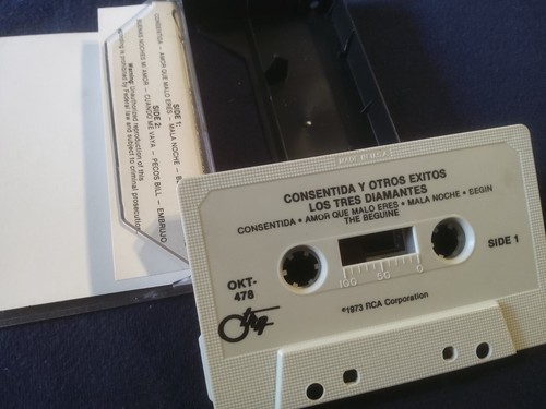 LOS TRES DIAMANTES ~ CONSENTIDA y OTROS EXITOS ~ CASSETTE 1973 ~ EX/EX - Picture 2 of 3