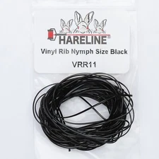 Hareline Vinyl Rib Nymph  - Black
