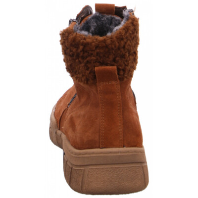 Waldläufer Damen Schnürstiefel H-Amiata - Braune Outdoor Stiefel Weite H