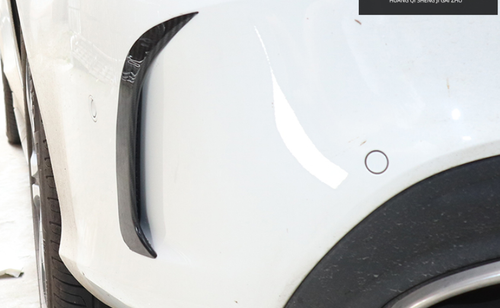 Alerón labial trasero de fibra de carbono ABS aletas patos para Benz Clase C 2015-2021 - Imagen 8 de 11