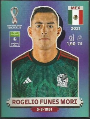 PANINI FIFA WORLD CUP QATAR - 2022 - #MEX-18 - MEXIKO - ROGELIO FUNES MORI