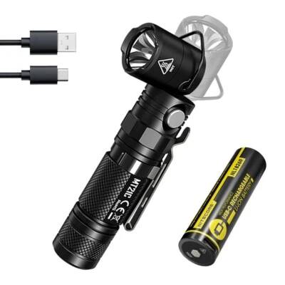 NITECORE MT21C 1000 Lumen Flashlight & 2600mAh USB-C Rechargeable Battery