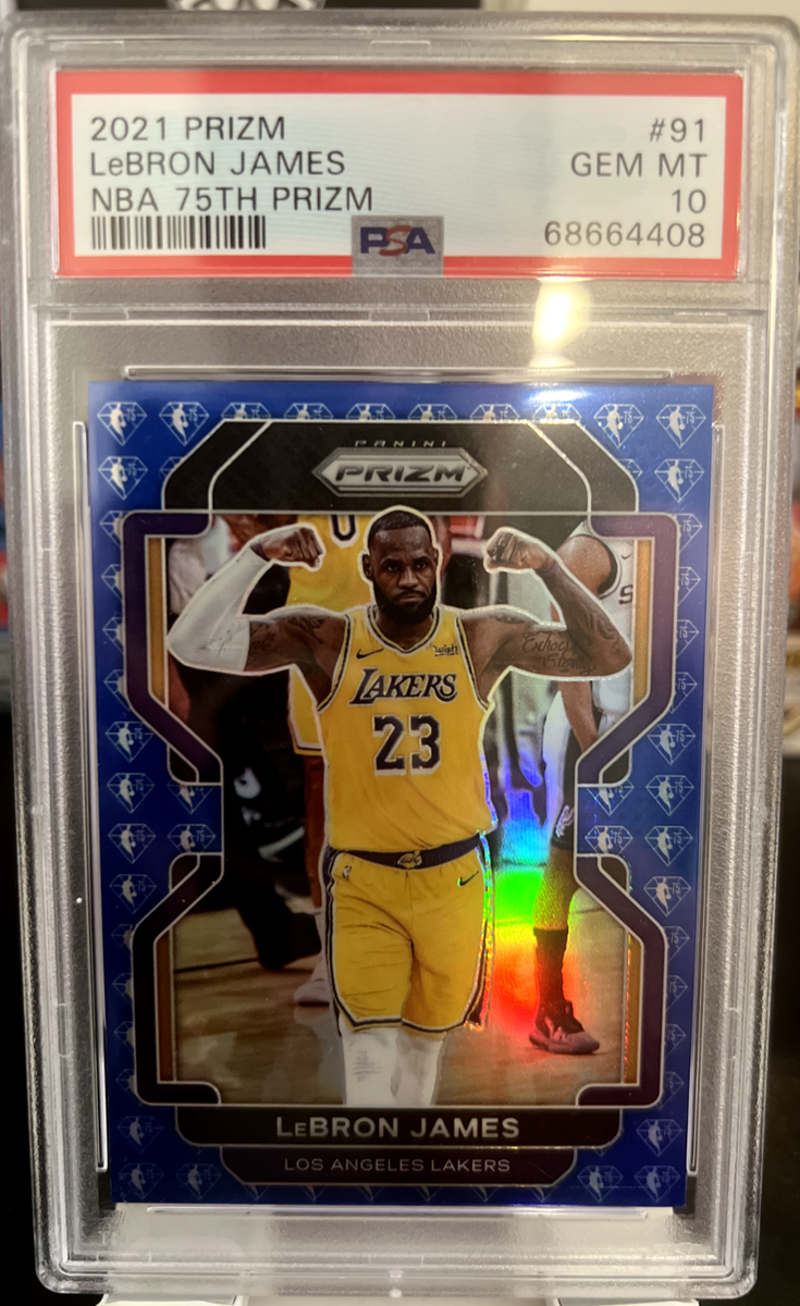 2021-22 Panini Prizm - LeBron James #91 Nba 75th Anniversary Prizm