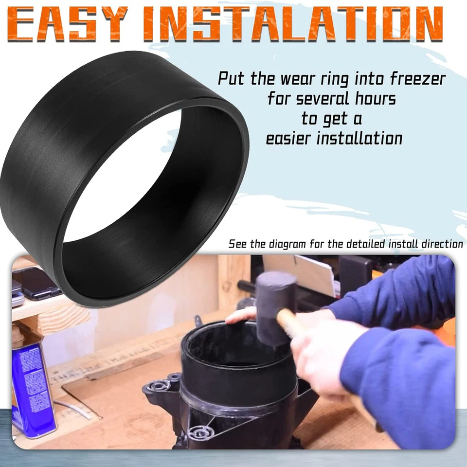 Kit de reconstrucción de bomba de chorro SeaDoo anillo de desgaste impulsor eje sello aceite XP GTX DI RX Foto 4 de 4