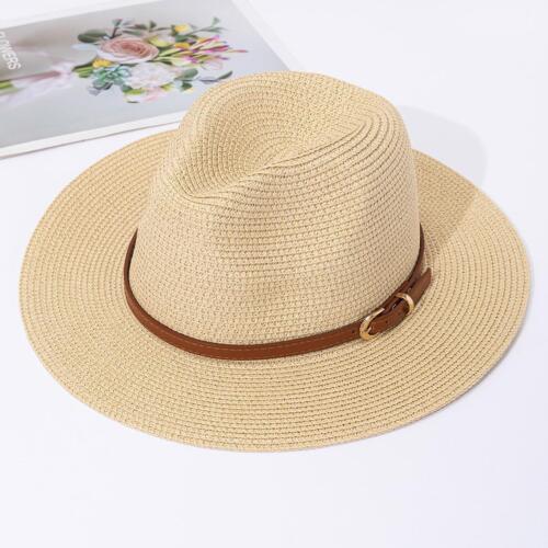Panama Straw Hat - Unisex Spring & Summer Sunshade, Fashionable Jazz Top Hat