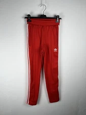 Adidas Track Pants Trousers Red White Size XS Men