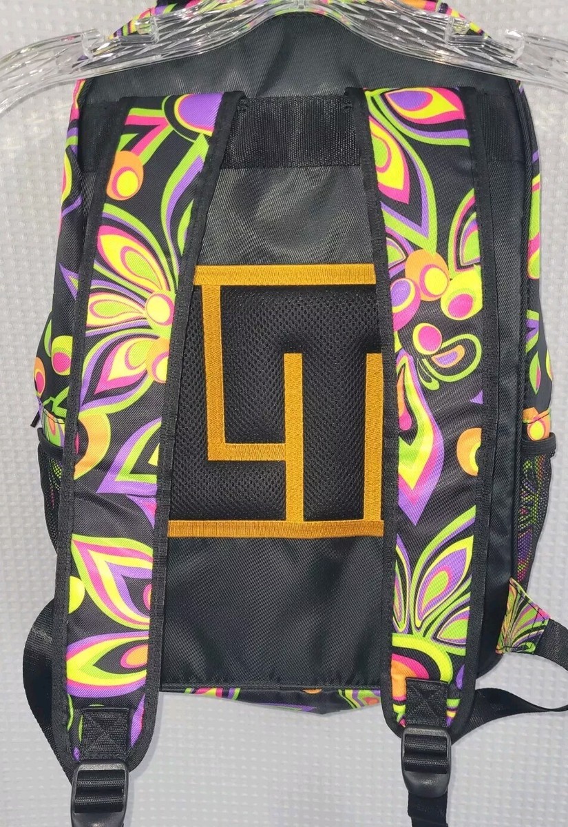 Loudmouth Multicolored Backpack Bag 17X13 lots of pockets Loudmouth Multicolored Backpack Bag 17X13 lots of pockets | eBay main image 4