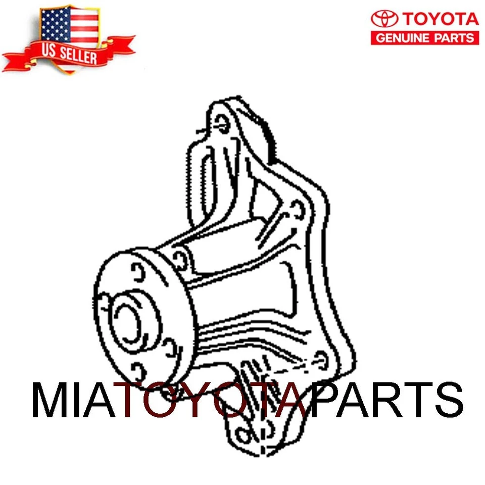 Genuine Toyota 09-19 Corolla 09-13 Matrix OEM Engine Water Pump 16100-09560 - Изображение 2 из 4