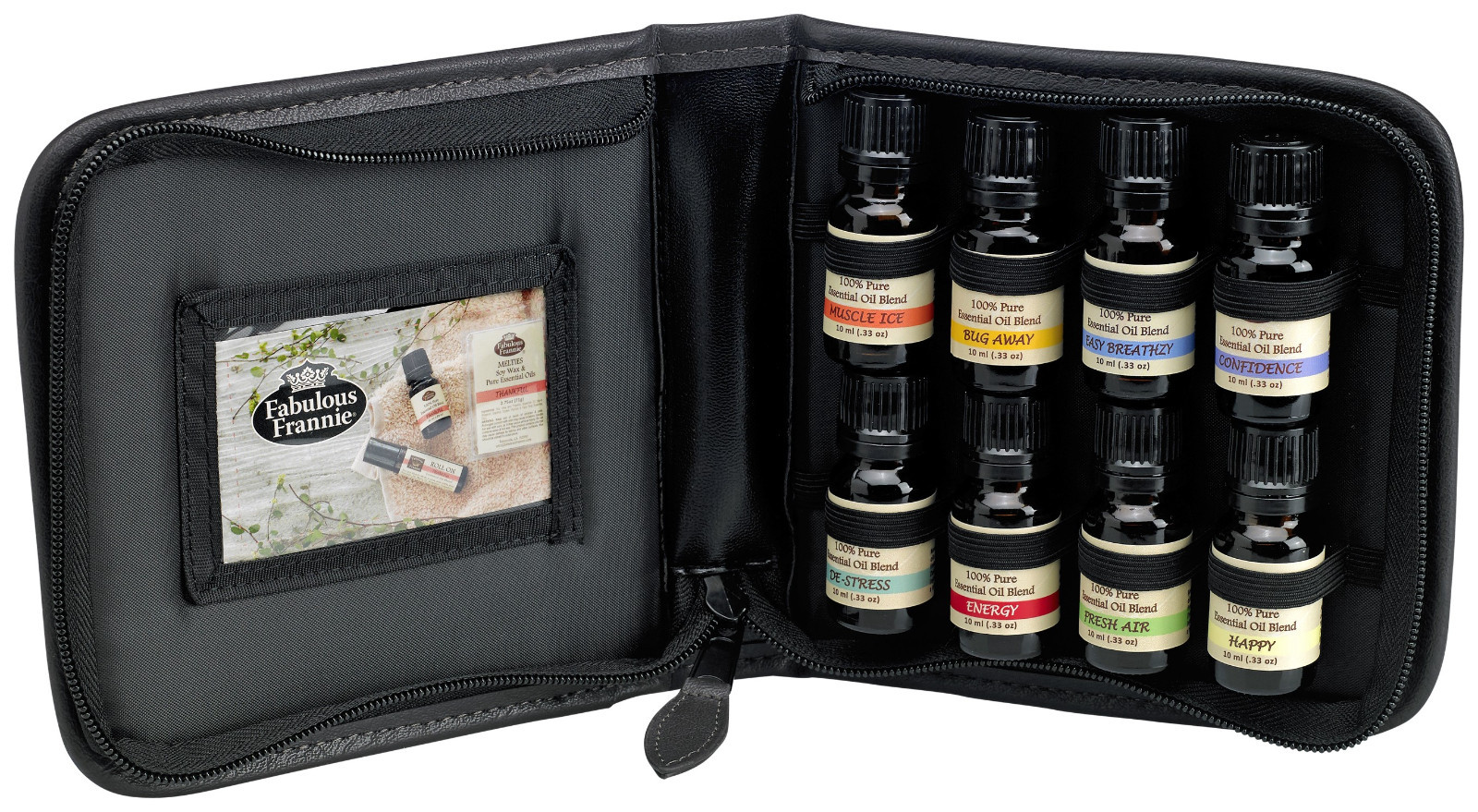 BEST BLENDS Set in Carrying Case 8/10ml Pure Essential Oils Fabulous Frannie
