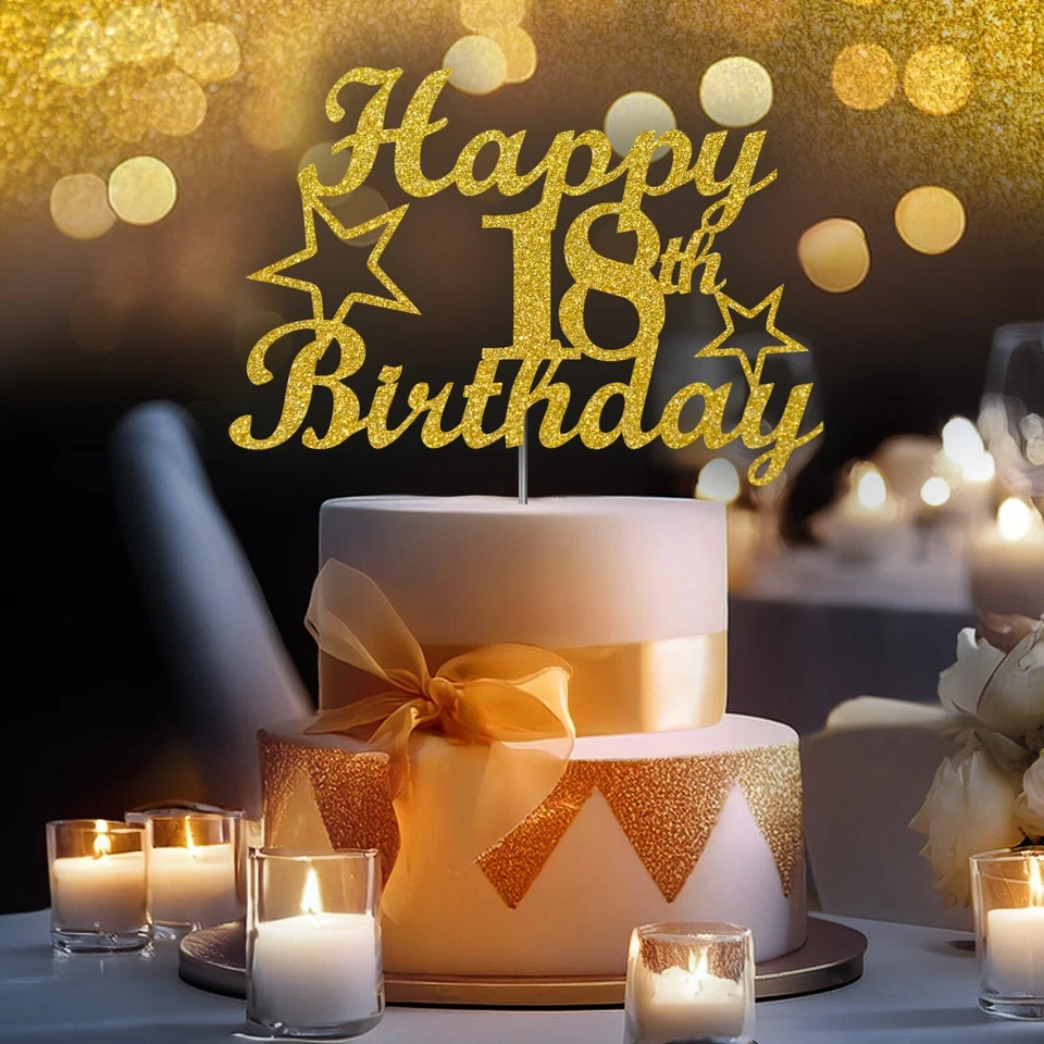 Decorações de aniversário de 18 anos (20 CORES glitter duplo lado) - Imagem 4 de 4