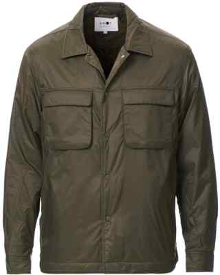 NN07 Columbo Padded Overshirt Jacket Men s Green Size M New with Tags Utility