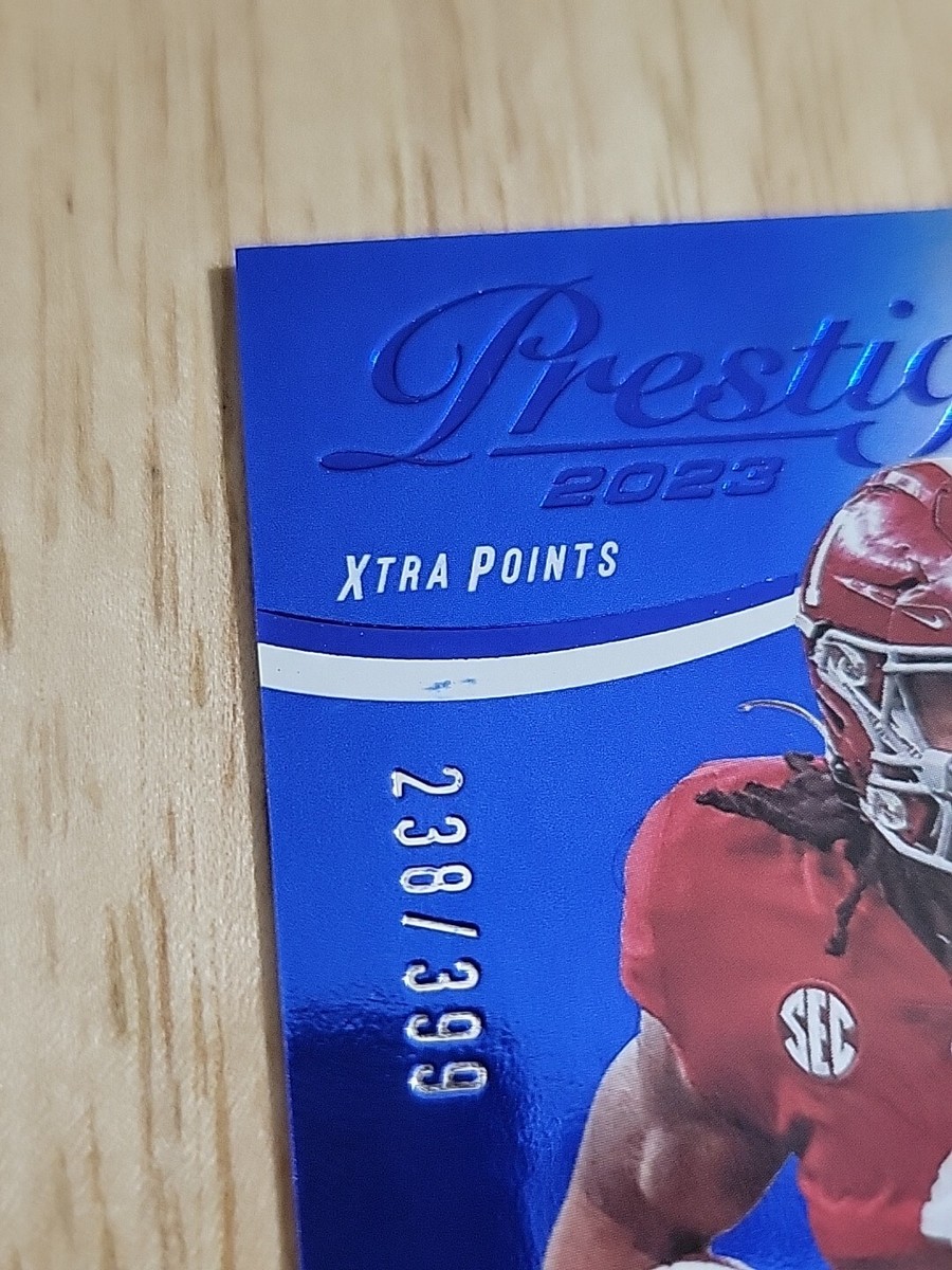 2023 Prestige JAHMYR GIBBS Blue Xtra Points /399 #343 Rookie RC