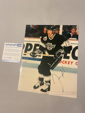JARI KURRI NHL 5x Stanley Cup winner signed in-person photo 8x10 autograph ACOA
