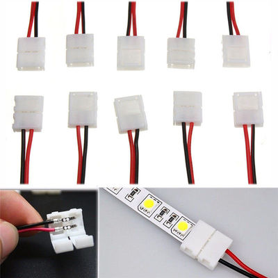 ICreating LED Strip Light Connector 2 PIN, 50ft 2 Conductor Led Wire 2 ...