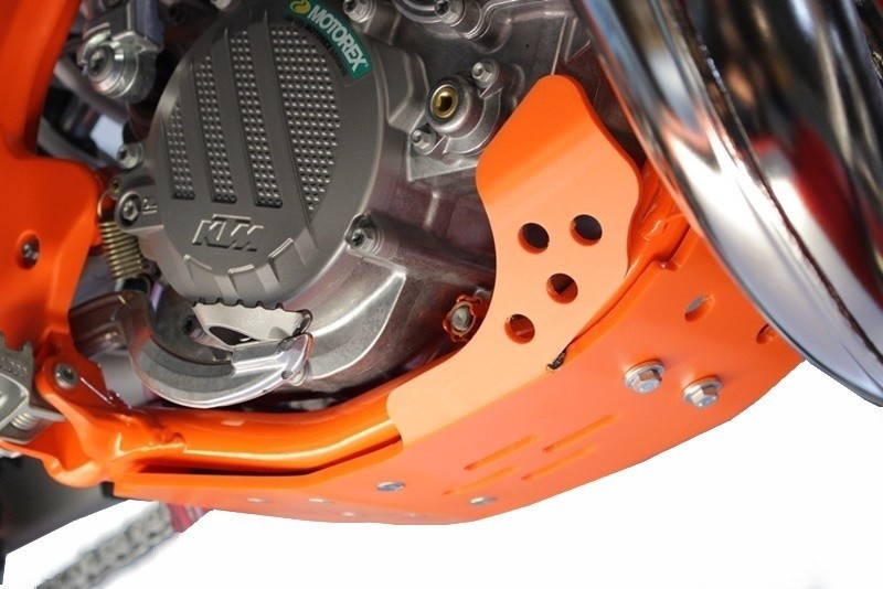 Sabot moteur PHD 6mm absorbant les chocs de motocross KTM SX85