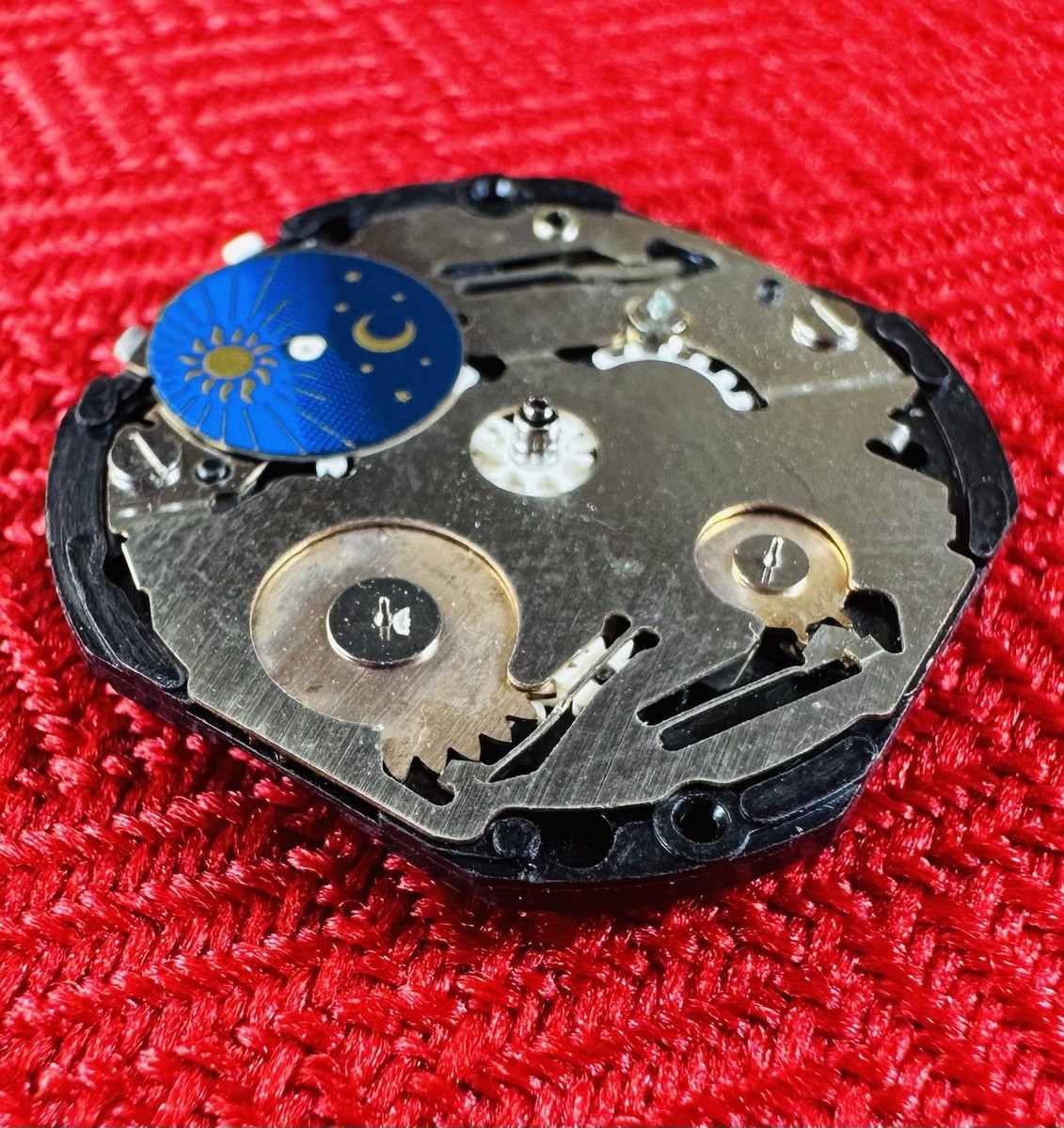 Seiko 7T36A Quartz Chronograph Moonphase Movement Japan