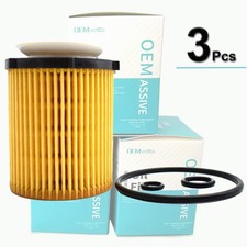 3x Engine Oil Filter 2701800109 For Mercedes-Benz A C CLA GLA GLB GLC GLE -Class