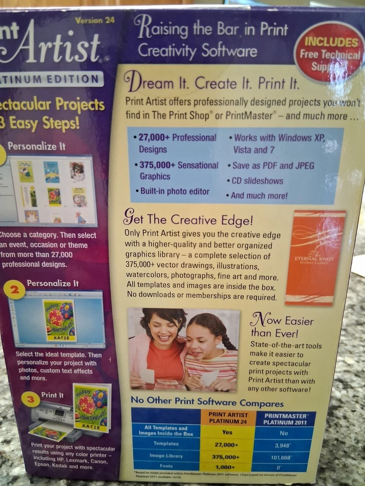 Rare Print Artist Platinum Edition Version 24 NEW Factory Sealed NOVA - Image 2 of 4