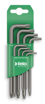 Felo Winkelschlüssel Satz 8-tlg. TORX  T 9 - T 40